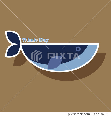 paper sticker on theme Save whales . whale day 37718260