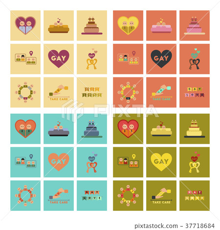 assembly flat icons gay relationships assembly flat icons gay relationships 37718684