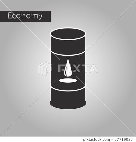 black and white style icon Barrel of oil black and white style icon Barrel of oil 37719083