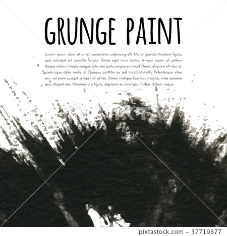 Grunge paint background. Vector illustration for - Stock Illustration ...