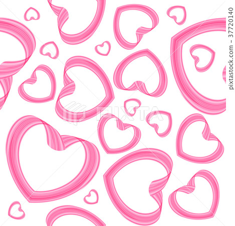 Seamless heart pattern on white background Seamless heart pattern on white background 37720140