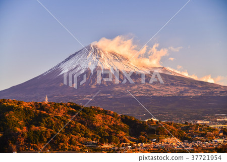 (靜岡縣)清晨富士山 (靜岡縣)清晨富士山 37721954