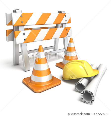 Under construction concept 3D 37722890