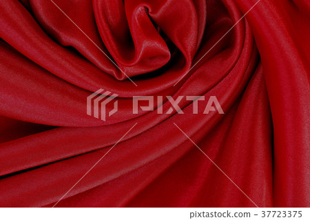 Red fabric texture, pattern of silk or linen. Red fabric texture, pattern of silk or linen. 37723375