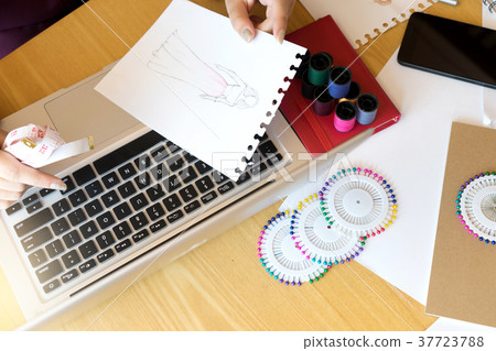 Businessman work with computer on table in office Businessman work with computer on table in office 37723788