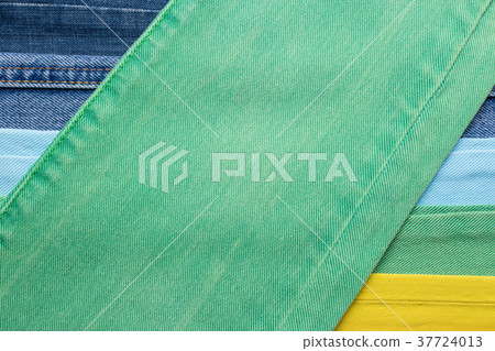 Colorful jeans texture background 37724013