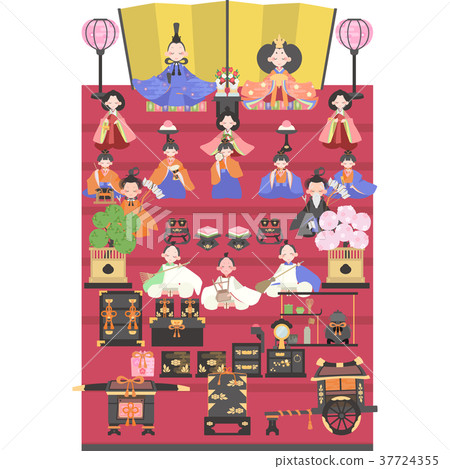 Hina娃娃（15人裝飾） 37724355