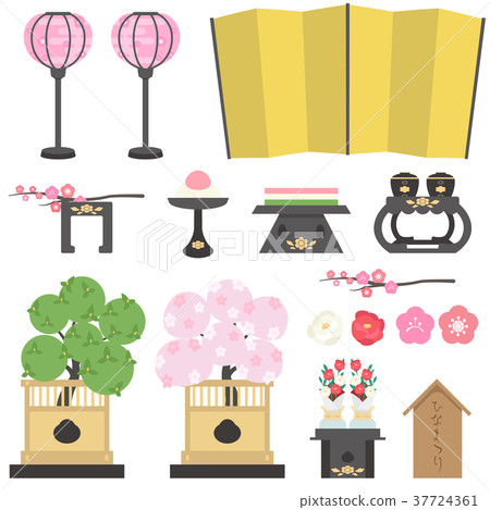 Hina decoration parts set 37724361