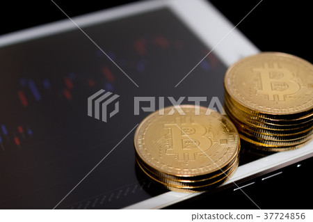 Trading image of virtual currency and bitcoin 37724856