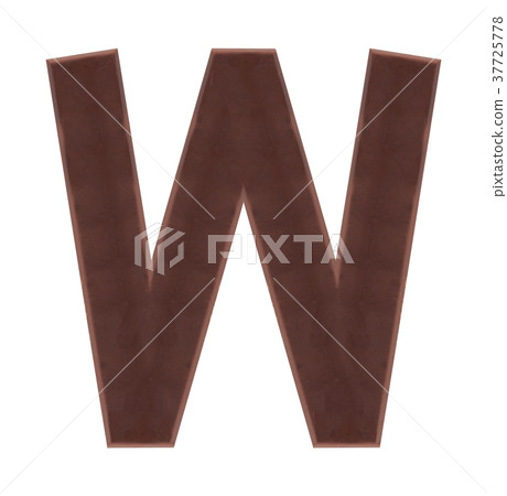 Isolate Chocolate Alphabet Isolate Chocolate Alphabet 37725778