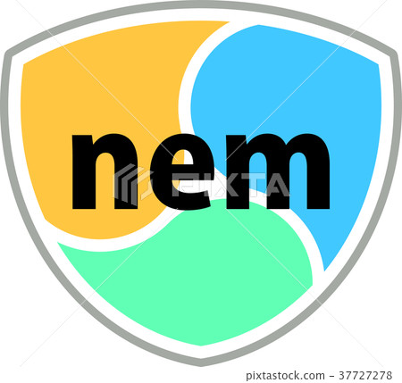 nem硬幣風格標記與文本 37727278
