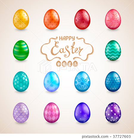 Big set of easter eggs Big set of easter eggs 37727603