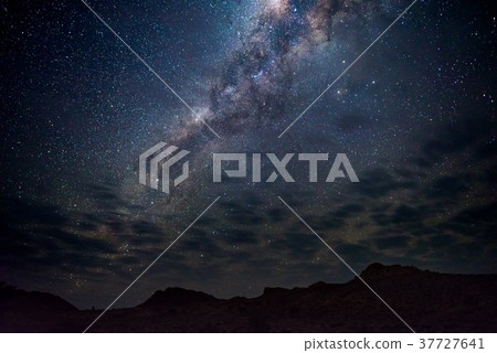 Milky Way arch, stars in the sky Milky Way arch, stars in the sky 37727641