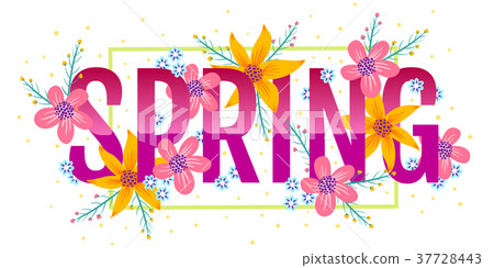 Banner for spring. Banner for spring. 37728443