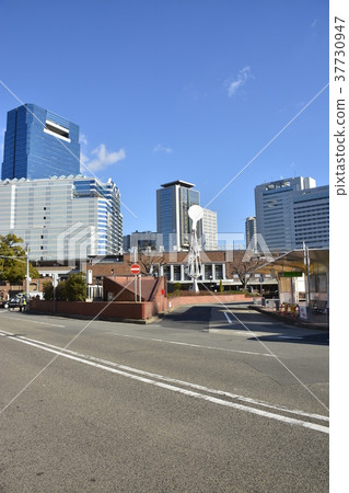 Urban scenery in front of Kobe Station 37730947