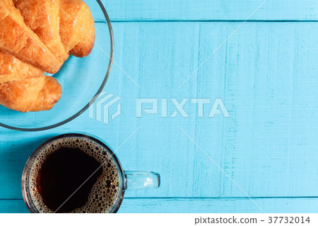 top view good morning black coffee cup 37732014