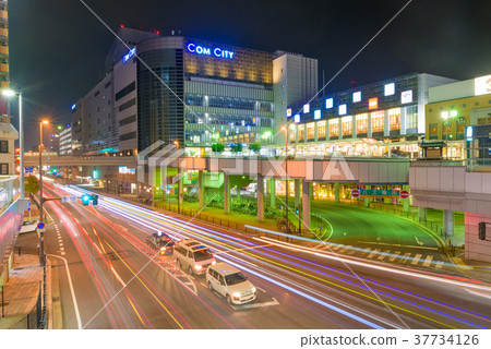Kurosaki Ekimae Street夜景[福岡縣北九州市] 37734126