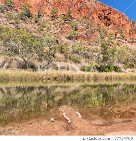 and the river near the mountain in the nature and the river near the mountain in the nature 37734709