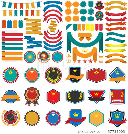 Vintage Retro Vector Logo for banner 37735003