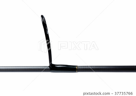 Fishing rod spinning ring for line close-up Fishing rod spinning ring for line close-up 37735766