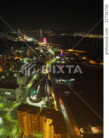Kanmon頻道(夜景) Kanmon頻道(夜景) 37736156