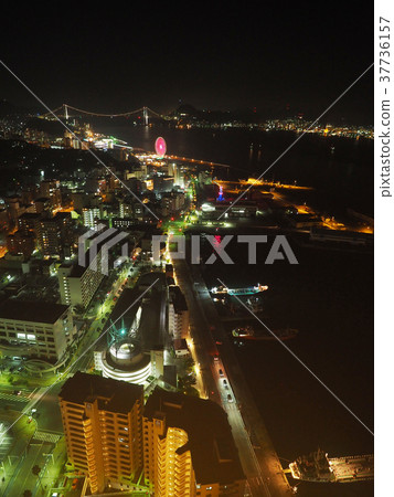 Kanmon頻道(夜景) Kanmon頻道(夜景) 37736157