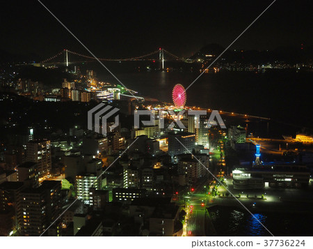 Kanmon Channel (night view) 37736224