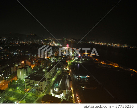 Kanmon Channel (night view) 37736236