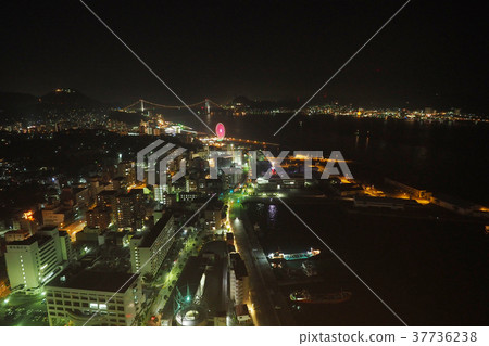 Kanmon頻道(夜景) Kanmon頻道(夜景) 37736238