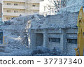 拆除施工現場挖掘機 37737340