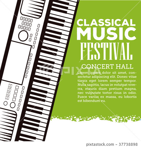 Classical music festival flyer - Stock Illustration [37738898] - PIXTA