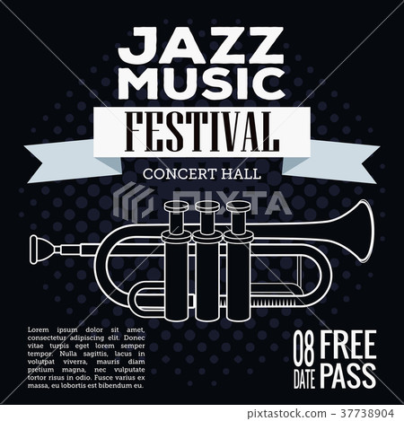 Jazz musical festival flyer Jazz musical festival flyer 37738904
