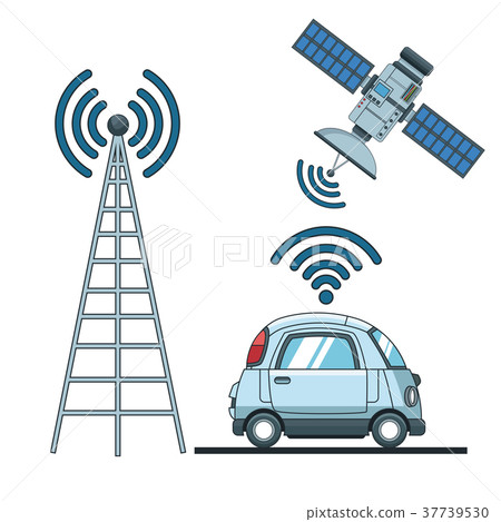 Car gps   tracker  technology 37739530