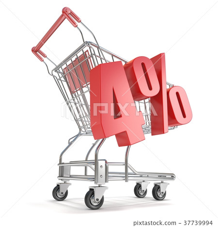 4% - four percent discount shopping cart 37739994