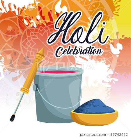 Holi celebration design 37742432
