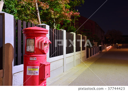 <Scenery with Post> Mailbox Old Town Handa 37744423