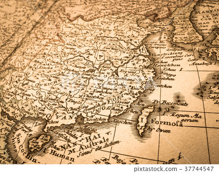 舊地圖中國和台灣 37744547