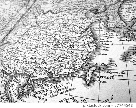 舊地圖中國和台灣 37744548