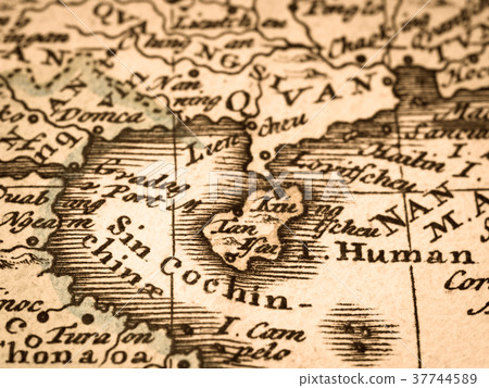 Old Map China, Hainan Island Old Map China, Hainan Island 37744589