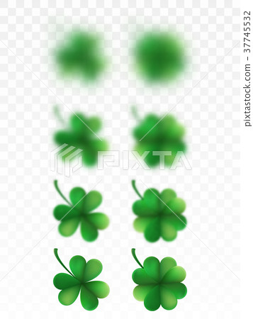 Saint Patricks day happy clover. EPS 10 vector Saint Patricks day happy clover. EPS 10 vector 37745532