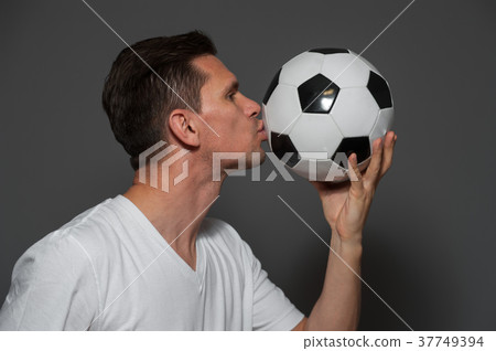 Handsome man posing in studio 37749394