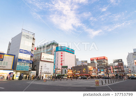 The streets of Omiya station East exit 37753799