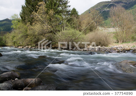 River Noce in South Tyrol, Italy River Noce in South Tyrol, Italy 37754890