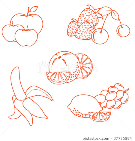 organic fruits and berries. Healthy eating organic fruits and berries. Healthy eating 37755894