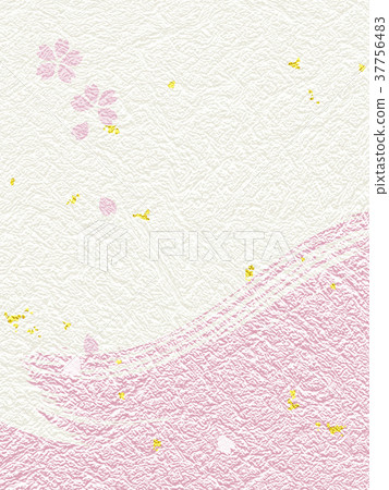 Japanese paper background White pink cherry blossom Japanese paper background White pink cherry blossom 37756483