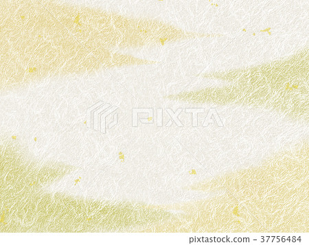 Japanese paper background Green light brown white 37756484