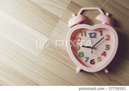 love memory heart clock on wood background love memory heart clock on wood background 37756581