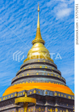 Ancient Northern Thai Temple Pagoda Ancient Northern Thai Temple Pagoda 37757051
