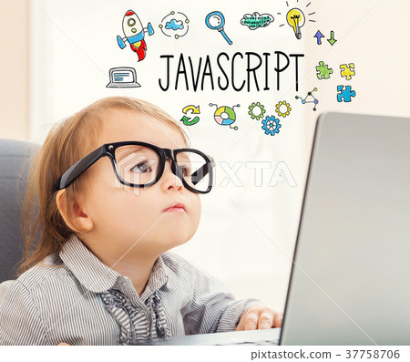 JavaScript text with toddler girl  37758706
