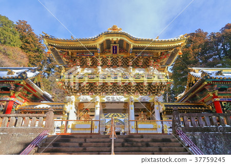 The Yomei Gate (Nikko Toshogu Shrine) after major repair 37759245